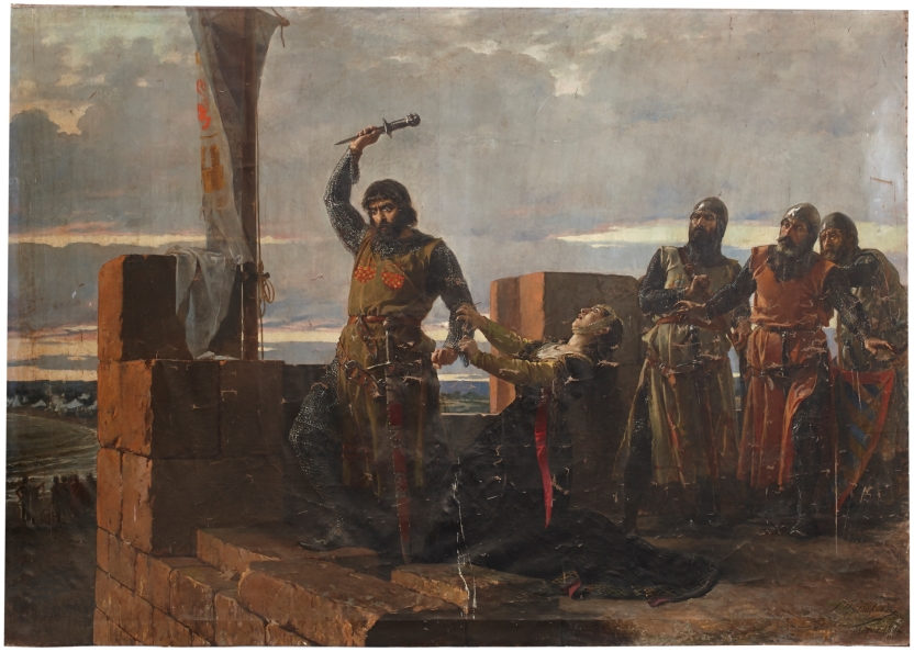 Guzmán el Bueno. 1884. Óleo sobre lienzo, 240 x 282 cm. Salvador Martínez Cubells